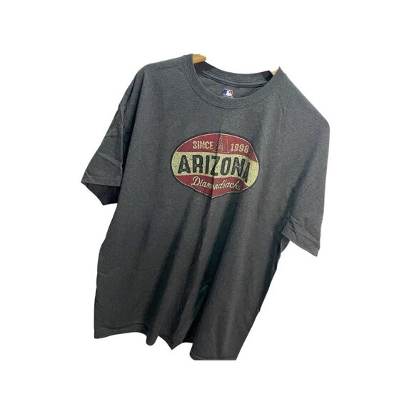 Arizona Diamondbacks Shirt Men's XL ML Baseball Gray Cotton Team Tee - Picture 2 of 4